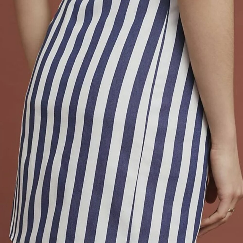 NWT Anthropologie Navy Stripe Skirt by ISLA MAUDE - Picture 3 of 7